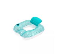 POLTRONA GONFIABILE CON PORTABICCHIERE E MANIGLIE PER PISCINA BESTWAY "FLIP P...