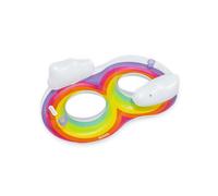 POLTRONA GONFIABILE DOPPIA RAINBOW DREAM 186X116 CM MANIGLIE PORTALATTINE 43648