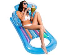 Poltrona Gonfiabile Lettino Da Piscina, Amaca Lettino Da Acqua, Galleggiante Da Piscina, Galleggiante Gonfiabile Leggero, Lettino Da Piscina Estivo, Galleggiante Da Piscina Per Adulti Per Bordo