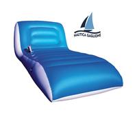 Poltrona GONFIABILE per mare piscina relax prendisole mod. "SPARGI" Anatomica