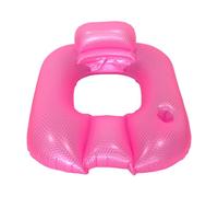 Poltrona gonfiabile per piscina, poltrona reclinabile galleggiante, materasso ad aria, braccioli integrati, portabevande per adulti, per uso a bordo piscina, lago, fiume, spiaggia, 80 x 80 x 30 cm
