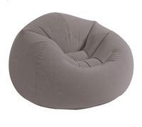 Poltrona Gonfiabile Senza Fagioli - Pouf - 1.14m x 1.14m x 71cm, Grigio (il cope