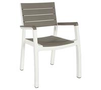 POLTRONA HARMONY PZ.2 RESINA BIANCO/TORTORA ARREDO ESTERNO