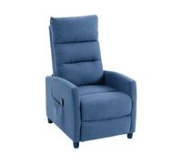 POLTRONA HOMCOM IT700-204V90DB - massaggiante reclinabile ergonomica regolabile con braccioli