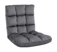 POLTRONA HOMCOM IT833-908CG - da terra ergonomica regolabile 3 in 1 con schienale 13 posizioni