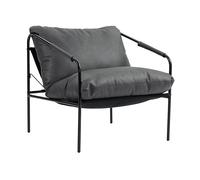 POLTRONA HOMCOM IT83B-461V01CG - ergonomica moderna con braccioli e cuscino spesso