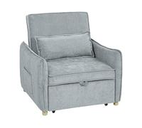 POLTRONA HOMCOM IT83B-647V00GY - ergonomica regolabile con braccioli