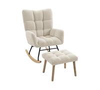 POLTRONA HOMCOM IT83B-844V00CW - ergonomica regolabile con poggiapiedi, design moderno