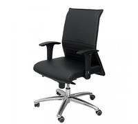 Poltrona in pelle Piqueras y Crespo Albacete Confidente con Memory Foam Nera