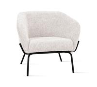 Poltrona in tessuto Davide, Beige
