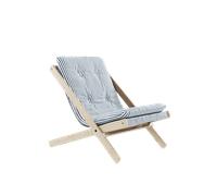 Poltrona Karup Boogie con Materasso 611 Blu spiaggia/Faggio Grezzo