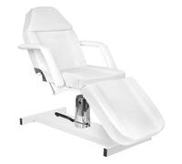 Poltrona Lettino Multifunzione ZEFIRO per Centro Estetico Pedicure Ciglia Bianco