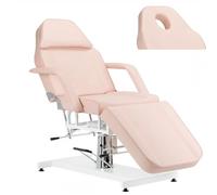 POLTRONA LETTINO PER ESTETISTA CENTRO ESTETICO ROSA ALZATA IDRAULICA FORO VISO