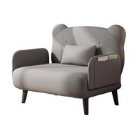 Poltrona letto, divano, struttura in ferro, portata 250 kg, bracciolo con borsa portaoggetti, imbottitura in spugna, design pieghevole per appartamento, camera da letto, ufficio