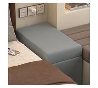 Poltrona Letto Trasformabile 3 In 1 Per Uso Domestico | Effetto Pelle Resistente Ai Graffi (ideale Per Chi Ha Gatti) + Struttura In Acciaio Al Carbonio(Grey,50x50x205 cm)