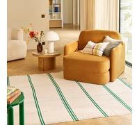 Poltrona letto velluto, Haley Giallo 1 posto