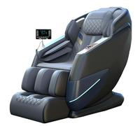 Poltrona massaggiante con terapia del calore e reclinabile profondamente per rilassamento di tutto il corpo, design a capsula spaziale per uso familiare