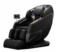 Poltrona massaggiante con terapia del calore e reclinabile profondamente per rilassamento di tutto il corpo, design a capsula spaziale per uso familiare