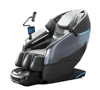 Poltrona massaggiante intelligente per tutto il corpo, divano capsula multimodale per la casa Poltrona reclinabile regolabile elettricamente per un relax confortevole(Gray)