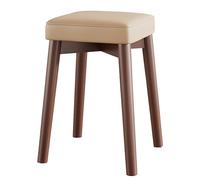 Poltrona moderna e confortevole per piccoli spazi in legno massello, facile da installare, mobili per parrucchieri e ristoranti, colori marrone e cachi, elegante e versatile