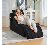 Poltrona moderna per il tempo libero dal design unico, ergonomica, in schiuma di compressione altamente elastica, seduta rimovibile e tasca laterale per una seduta confortevole nella vita di tutti i