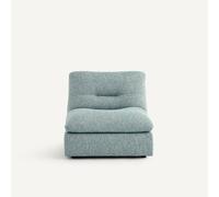 Poltrona modulabile Cotone misto, Giuliano Blu 1 posto