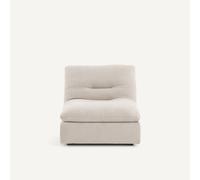 Poltrona modulare in tweed, GIULIANO Beige 1 posto