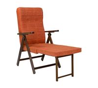 Poltrona Molisana tessuto Red - reclinabile poggiapiedi