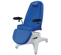 Poltrona multifunzione Prelievo Struttura in acciaio verniciato 4 motori 3 sezioni BLU RUGY