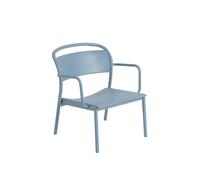 Poltrona Muuto Linear Steel Azzurro Pallido