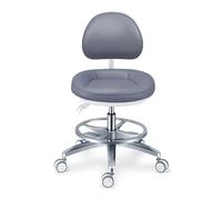 Poltrona odontoiatrica Sgabello da medico Sgabello da medico Sedia assistente dentale in pelle PU Sedia mobile regolabile per cliniche, studi dentistici, laboratori, sedia da disegno, A1