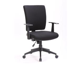 Poltrona operativa New Orleans con Braccioli L65 x P61 x H98-h107,5 cm Razza in nylon con ruote piroettanti. colore nero nero