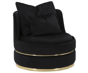 POLTRONA PARIS SPACE NERO/GOLD