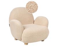 Poltrona per bambini con gambe in legno beige Hem