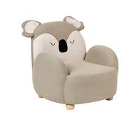 Poltrona per bambini Orso Koala Sedia imbottita per bambini Tortora