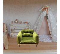 Poltrona per casa delle bambole 1/12 Decorazione per casa delle bambole Divano