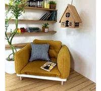 Poltrona per casa delle bambole 10x8x6,5 cm, 1:12, mobili per casa delle