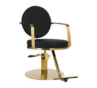 Poltrona per Parrucchiere | Gabbiano ARRAS (oro/nero)