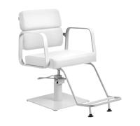 Poltrona per parrucchiere | Gabbiano PORTO - Bianco/bianco