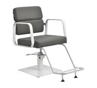 Poltrona per parrucchiere | Gabbiano PORTO - Bianco/grigio