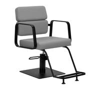 Poltrona per parrucchiere | Gabbiano PORTO - Nero/grigio