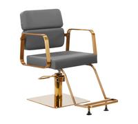 Poltrona per parrucchiere | Gabbiano PORTO - Oro/grigio