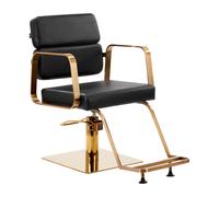 Poltrona per parrucchiere | Gabbiano PORTO - Oro/nero