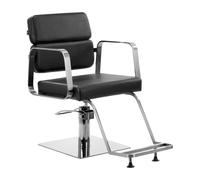 Poltrona per parrucchiere | Gabbiano PORTO - Silver/nero
