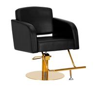 Poltrona per parrucchiere | Gabbiano TURYN (oro/nero)