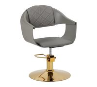 Poltrona per parrucchiere | Hair System HALO (dorato/grigio)