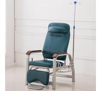Poltrona Per Prelievo Di Sangue In Pelle,poltrona Per Infusione Singola Labs Clinics Con Seduta Morbida Imbottita,Sedie Per Reception Poltrona Per Sala D'attesa (green, Wooden armrests)