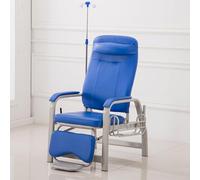 Poltrona Per Prelievo Di Sangue In Pelle,poltrona Per Infusione Singola Labs Clinics Con Seduta Morbida Imbottita,Sedie Per Reception Poltrona Per Sala D'attesa (blue, Leather armrests)