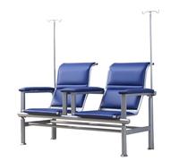 Poltrona Per Prelievo Di Sangue, Poltrona Per Infusione, Poltrona Per Sala D'Attesa Completamente Reclinabile Con Braccioli(Blue,150cm/59")