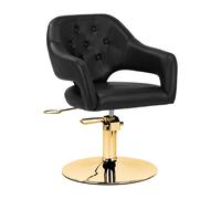 Poltrona per taglio capelli | Gabbiano PARMA (oro/nero)